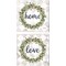Eucalyptus Wreath A by Marla Rae 14" x 14" Canvas Wall Art (Set of 2)